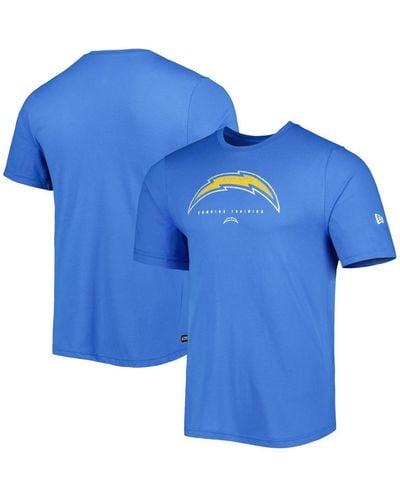 KTZ Los Angeles Chargers Combine Authentic Ball Logo T-shirt - Blue
