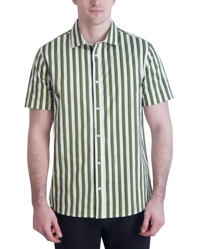 Karl Lagerfeld Woven Stripe Shirt - Multicolor