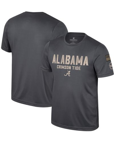 Colosseum Athletics Alabama Crimson Tide Oht Military-inspired Appreciation T-shirt - Black