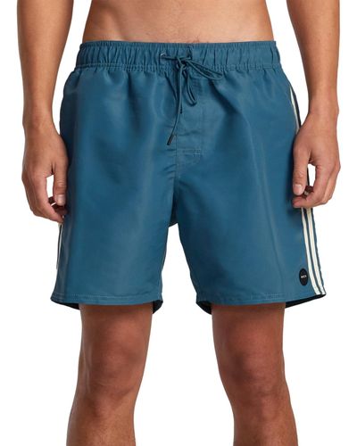RVCA Breakout Elastic Waist Shorts - Blue