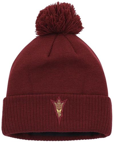 adidas Arizona State Sun Devils 2023 Sideline Cold.rdy Cuffed Knit Hat - Red
