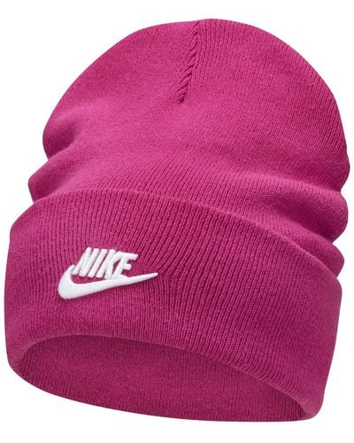 Nike Peak Tall Cuff Futura Beanie - Pink
