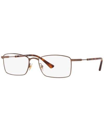 Brooks Brothers Bb1073t Rectangle Eyeglasses - Brown