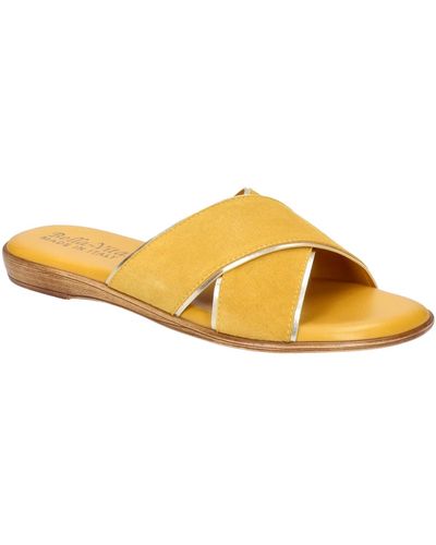 Bella Vita Tab-italy Slide Sandals - Yellow