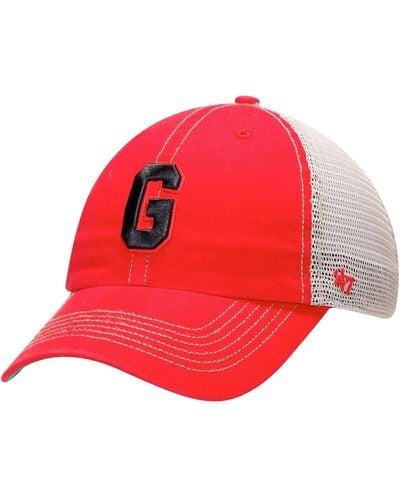 '47 '47 Georgia Bulldogs Vintage-like G Trawler Trucker Adjustable Hat - Red