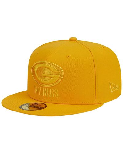 KTZ Green Bay Packers Color Pack 59fifty Fitted Hat - Yellow