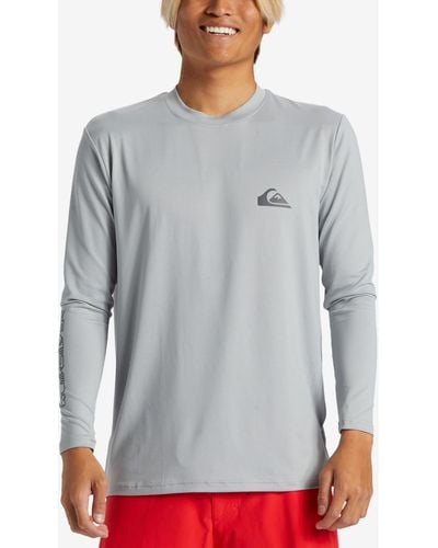 Quiksilver Everyday Surf Long Sleeve T-shirt - Gray
