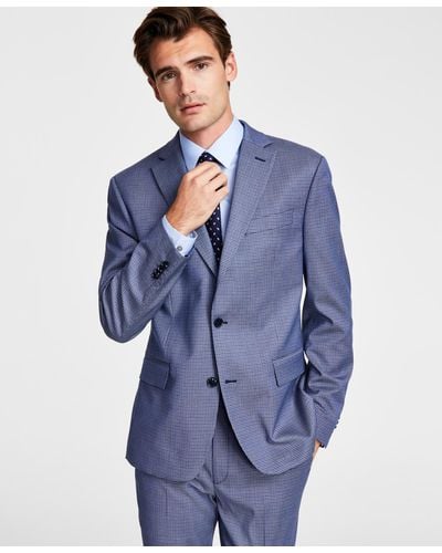 Ben Sherman Skinny-fit Stretch Suit Jacket - Blue