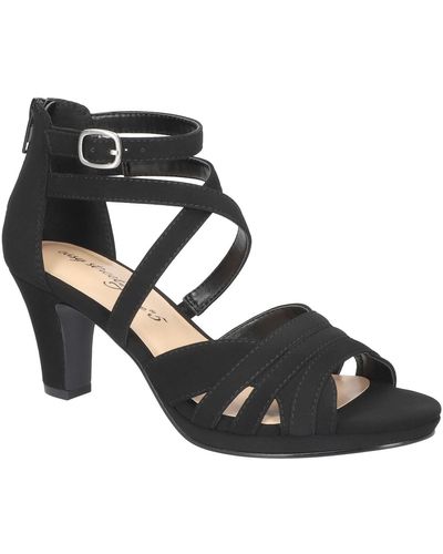 Easy Street Crissa Dress Sandals - Black