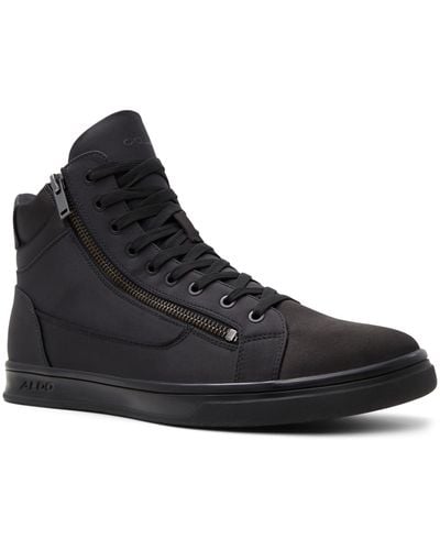 ALDO Antonio Fashion Athletic High-top Lace Up Sneaker - Black