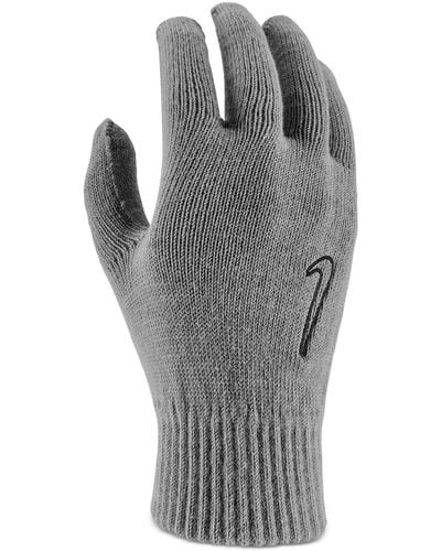 Nike Knit Tech And Grip Gloves - Gray