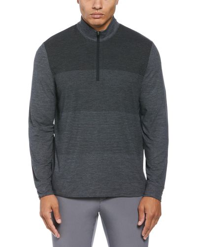 PGA TOUR Lux Touch Ombre Golf Sweater - Gray