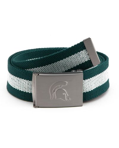 Eagles Wings Michigan State Spartans Fabric Belt - Green