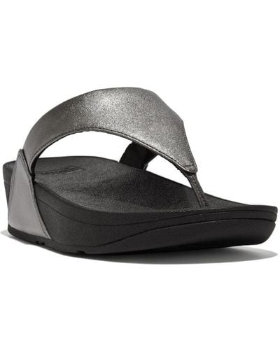 Fitflop Lulu Leather Toe Post - White