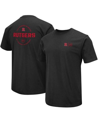 Colosseum Athletics Rutgers Scarlet Knights Oht Military-inspired Appreciation T-shirt - Black