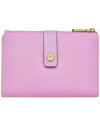 Radley Leather Medium Bifold Wallet - Pink