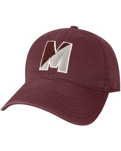 Legacy Athletic Mississippi State Bulldogs Varsity Letter Adjustable Hat - Purple