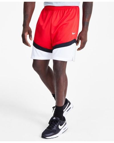 Nike Icon Dri-fit Drawstring 8" Basketball Shorts - Red