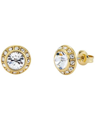 Ted Baker Soletia Solitaire Sparkle Crystal Stud Earrings For - White