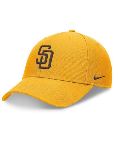 Nike Gold San Diego Padres Evergreen Club Performance Adjustable Hat - Yellow