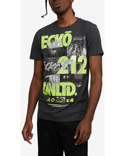 Ecko' Unltd Gridlock Graphic T-shirt - Green