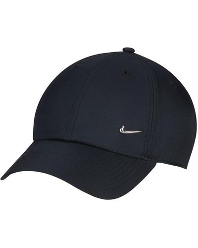Nike Black Lifestyle Club Adjustable Performance Hat - Blue