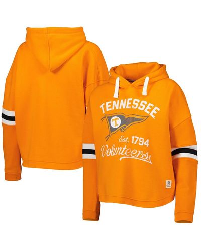 Pressbox Tennessee Volunteers Super Pennant Pullover Hoodie - Orange