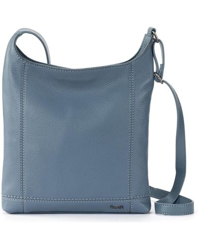 The Sak De Young Small Leather Crossbody - Blue