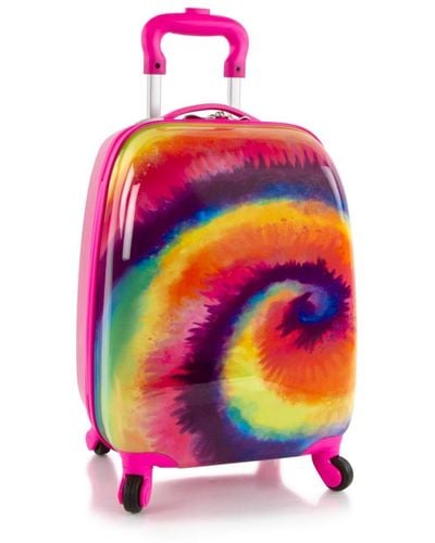 Heys Kids 18" Tie Dye Carry-on Spinner luggage - White
