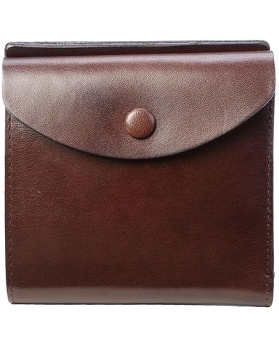 Old Trend Genuine Leather Snapper Wallet - Brown
