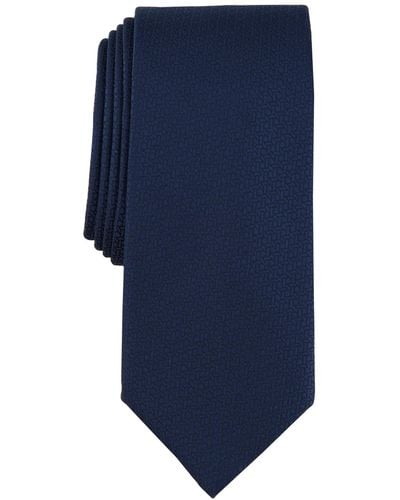 Alfani Renoux Slim Tie - Blue