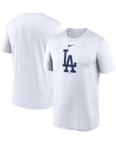 Nike Los Angeles Dodgers Legend Fuse Large Logo Performance T-shirt - White