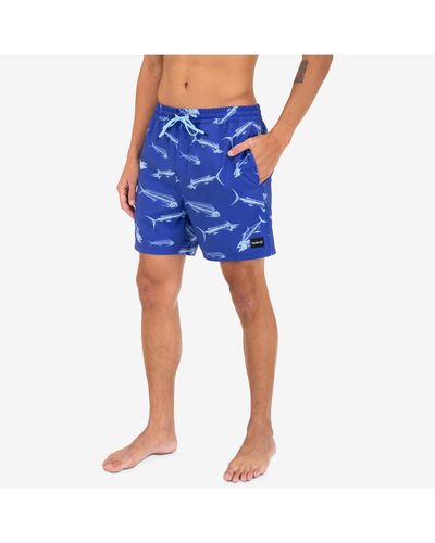 Hurley Cannonball Volley 17" Boardshorts - Blue