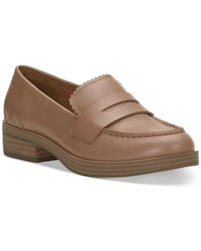 Lucky Brand Floriss Tailored Penny Loafers - Brown