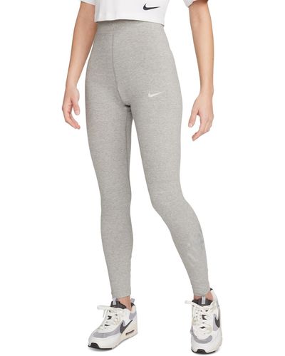 Nike Sportswear Essential High-rise Full-length leggings - Gray