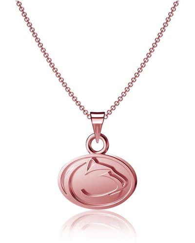 Dayna Designs Penn State Nittany Lions Rose Gold Pendant Necklace - Pink