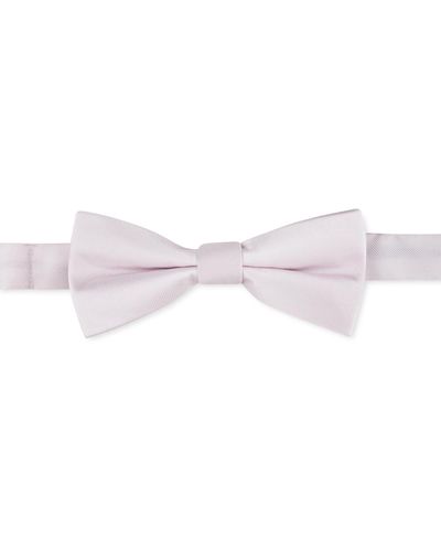 Calvin Klein Unison Solid Pre-tied Bow Tie - Pink
