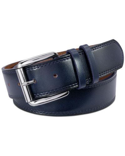 Stacy Adams Dylan Casual Leather Belt - Blue