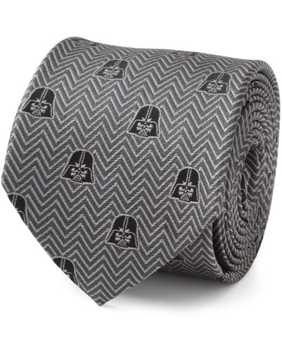 Star Wars Darth Vader Herringbone Tie - Gray