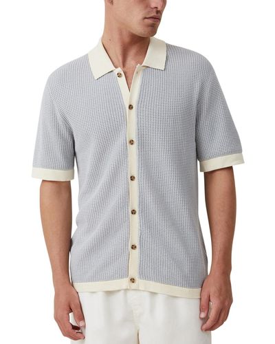Cotton On Pablo Short Sleeve Shirt - Gray