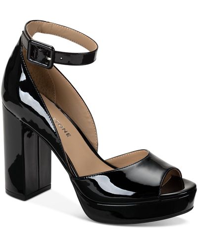 Sun & Stone Sun + Stone Reemaa Block-heel Platform Sandals - Black