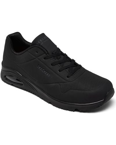 Skechers Work Relaxed Fit- Uno Sr - Black
