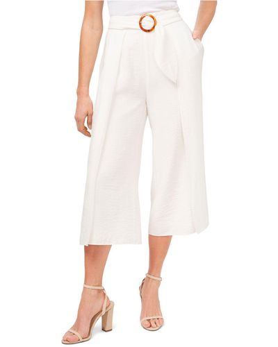 White Cece Pants, Slacks and Chinos for Women | Lyst