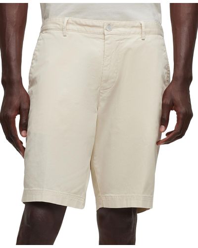 BOSS Boss By Slim-fit Shorts - Natural