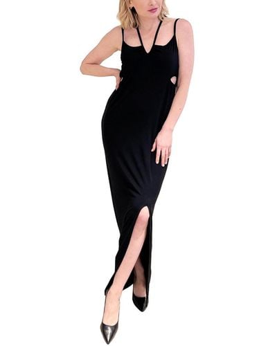 EMILIA GEORGE Maternity Cutout Sleeveless Bella Dress - Black