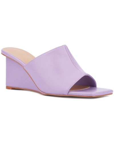 TORGEIS Candie Heel Slide Sandal - Purple