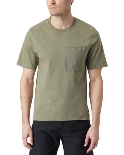 BASS OUTDOOR Short-sleeve Pocket T-shirt - Green