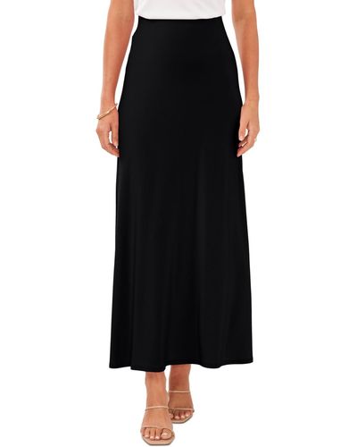 Vince Camuto Smooth Pull-on Maxi Skirt - Black