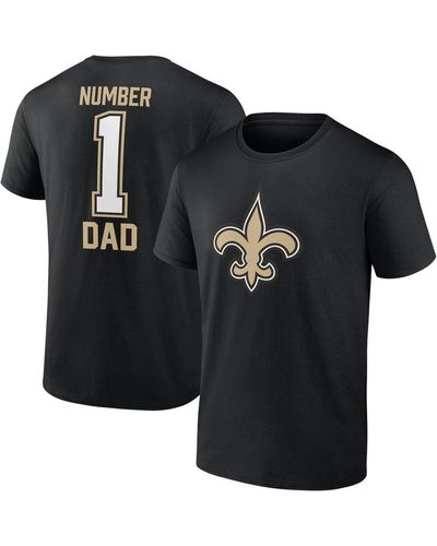 Fanatics New Orleans Saints Father's Day T-shirt - Black