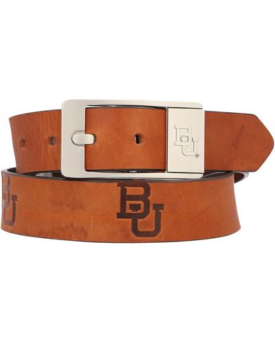 Eagles Wings Baylor Bears Brandish Leather Belt - Brown